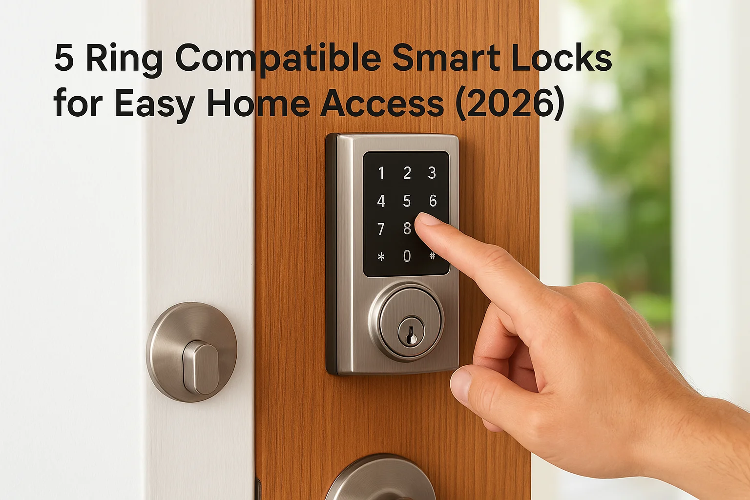 5 Ring Compatible Smart Locks for Easy Home Access (2026)